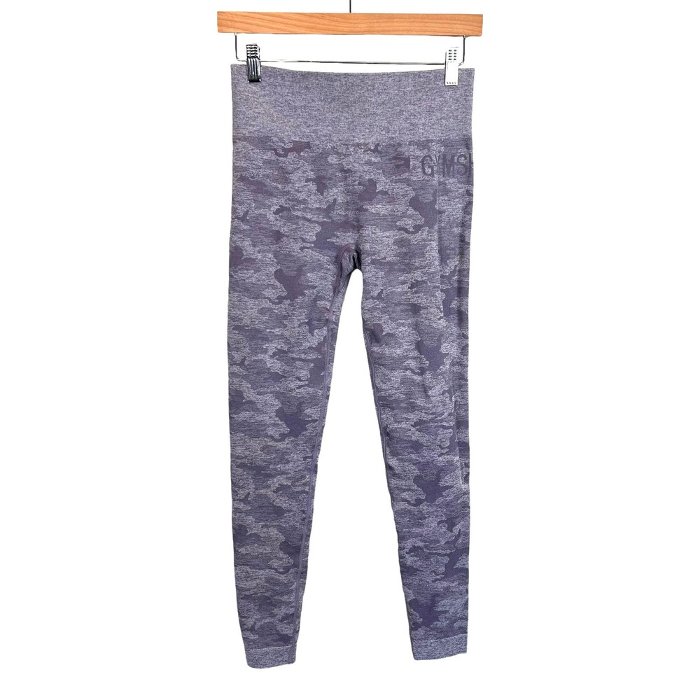 Gymshark Adapt Camo Seamless Leggings in Berry Purple Women's M